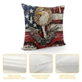 thumbnail image 4 of SHANXI Throw Pillow Cover, America Flag Decor Cushion Case for Sofa Couch 22x22in, 4 of 5
