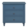 thumbnail image 3 of U_Style Embrace Sophisticated Organization With A Contemporary Bedside Cabinet Featuring Three Robust Drawers, Offering Ample Space To Store Personal Items, 3 of 9