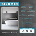thumbnail image 4 of 32" x 24" LED Bathroom Mirror Bright Backlight, 5 Mins Defog, Full HD Reflected Wall Mounted Vanity Mirror, 3 Colors Stepless Dimmable, CRI90+, Memory Function, Anti-Fog, 4 of 6