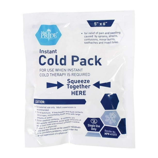 Medpride Instant Cold Pack (5”x 6”) Set of 24 Disposable Cold Therapy