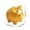 B, variant on C Small Golden Pig Vinyl Money Bank For Kids Savings Educational Toy Creative Brainstorming Birthday Present