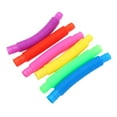 thumbnail image 1 of Pop Tubes  Toy, 6 Colors Durable Pop Tubes Relieves Anxiety  for Travel, 1 of 8