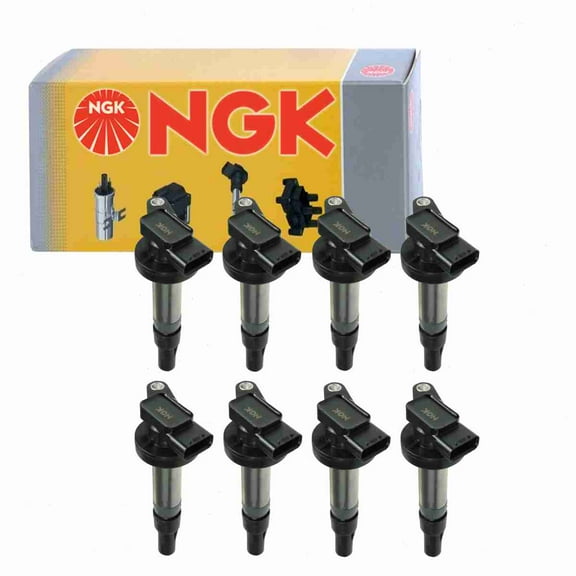 8 pc NGK Ignition Coils compatible with Jaguar XJ8 4.2L V8 2004-2009