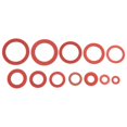 thumbnail image 3 of 600Pcs 12 Sizes Red Steel Paper Fiber Flat Washer Kit Insulation Washer Assorted, 3 of 7