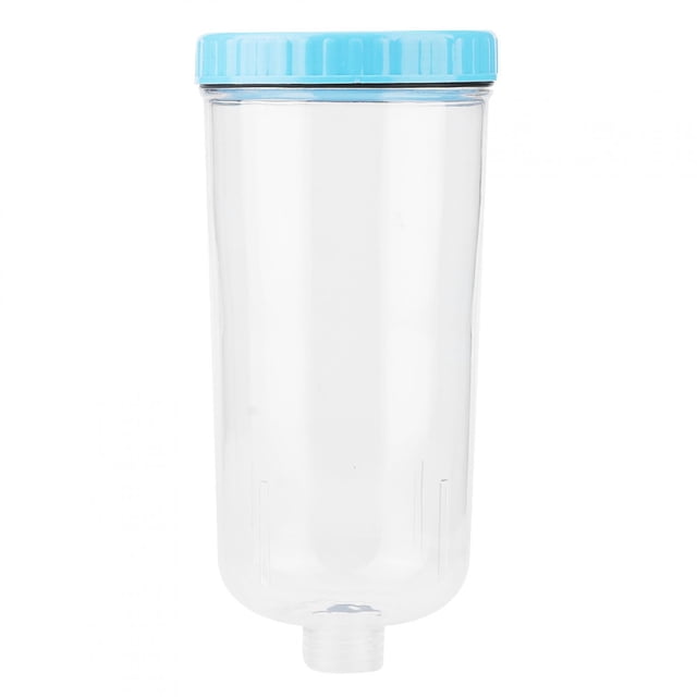 Jaula de plástico para mascotas de 900 ml, comedero colgante especial para perros pequeños y gatos, color azul