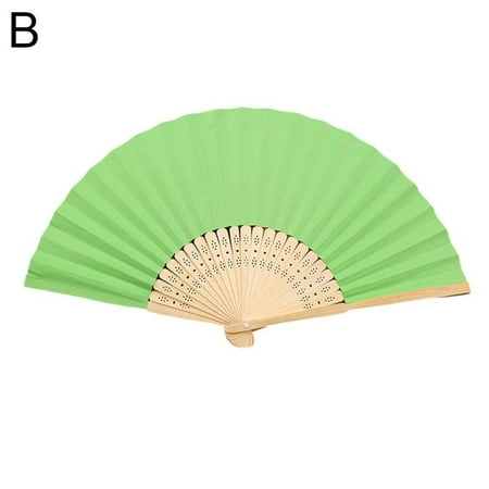 

Hand Fan Held Portable Spanish Dances Fabric Folding Party Wedding Gift E1F2