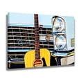 thumbnail image 2 of Vintage Car Guitar Headlights Canvas Poster Bedroom Decor Sports Landscape Office Room Decor Gift,Frame-style,16x24inch(40x60cm), 2 of 8