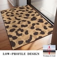 thumbnail image 3 of Beige and Black Leopard Pattern Door Rugs,Washable Non Slip Door Mats Indoor,Decorative Door Mats,Entry Mat Indoor for Entrance,Bedroom,Kitchen,Bathroom,20"x32", 3 of 6
