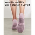 thumbnail image 5 of YOTTOY Pilates Socks for Women(6 Pairs)–Breathable, Grip-Enhanced Non-Slip Yoga Socks, Durable & Perfect for Home Workouts, 5 of 6