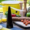 thumbnail image 4 of Repelente de moscas para interiores y exteriores, ventilador portátil de mesa con cuchillas holográficas para Picnic, Patio, fiesta en casa, barbacoa (negro), 4 of 5