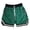 Green, variant on Men Elastic Waist Rope Mesh Sports Plain Pocket Stretch Pants Solid Color Drawstring Sweatpants Basic Trousers M Green