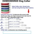 thumbnail image 3 of HUGFEGWE Personalized ID Collar for Dogs, Customize Dog Collar with 10 Embroidery Thread Colors Name and Phone Number, Personalized ID Pet Collar U2537-30135, 3 of 7