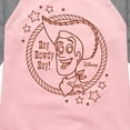 thumbnail image 3 of Toy Story 4 - Hey Howdy Hey - Toddler & Youth Girls Raglan Graphic T-Shirt, 3 of 4