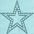 thumbnail image 1 of Ahgly Company Machine Washable Indoor Square Transitional Electric Blue Area Rugs, 7' Square, 1 of 7