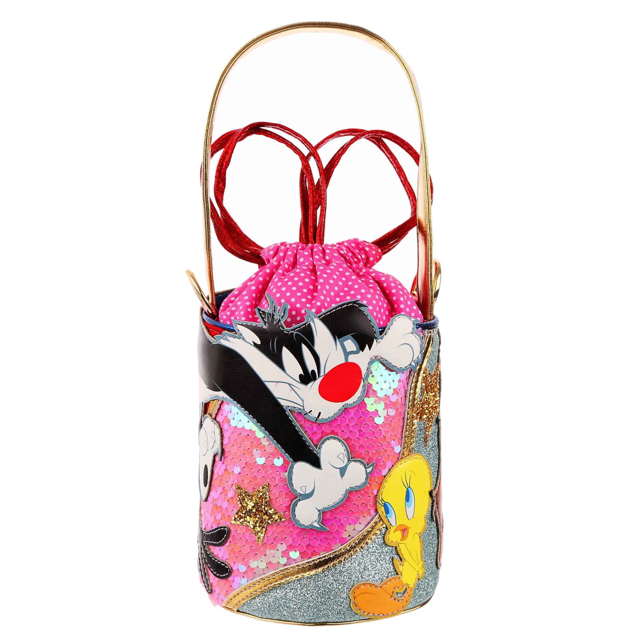 Irregular Choice Looney Tunes Bugs Bunny Lola COUPLE GOALS BAG Black Heart NEW IRREGULAR CHOICE X LOONEY TUNES Bunny Love Heels main image 4