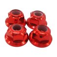 thumbnail image 1 of Wweixi 4x Écrou de Blocage de Roue en Alliage d'Aluminium en Nylon pour 1/10 Axial SCX10 Crawler SCX0036 Numéro de Pièce Écrou de Blocage de Roue pour Axial SCX10 Rouge 1Set, 1 of 6