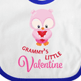 thumbnail image 4 of Inktastic Grammy's Little Valentine Boys or Girls Baby Bib, 4 of 4