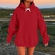 thumbnail image 2 of Chaqueta para mujer,Sudadera informal de manga larga con capucha para mujer, con bolsillo, tejido de poliéster suave, para uso diario, sopatenor, 2 of 9