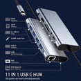 thumbnail image 4 of Adaptador Usb C Hub, 11 En 1 Adaptador Para Macbook Pro/iPad Pamolo, 4 of 5