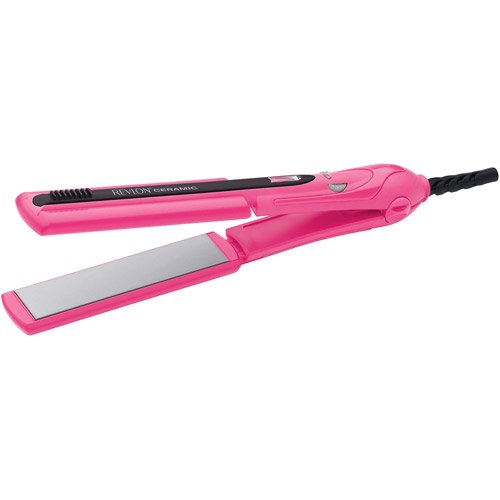 Helen of Troy Revlon Perfect Heat Pink Ceramic Straightener, 1