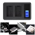 thumbnail image 4 of Battery Charger, Camera Battery Charger LCD Display Stable Wear Resistant  For A6300 A6500 A6000 A7r A7, 4 of 8