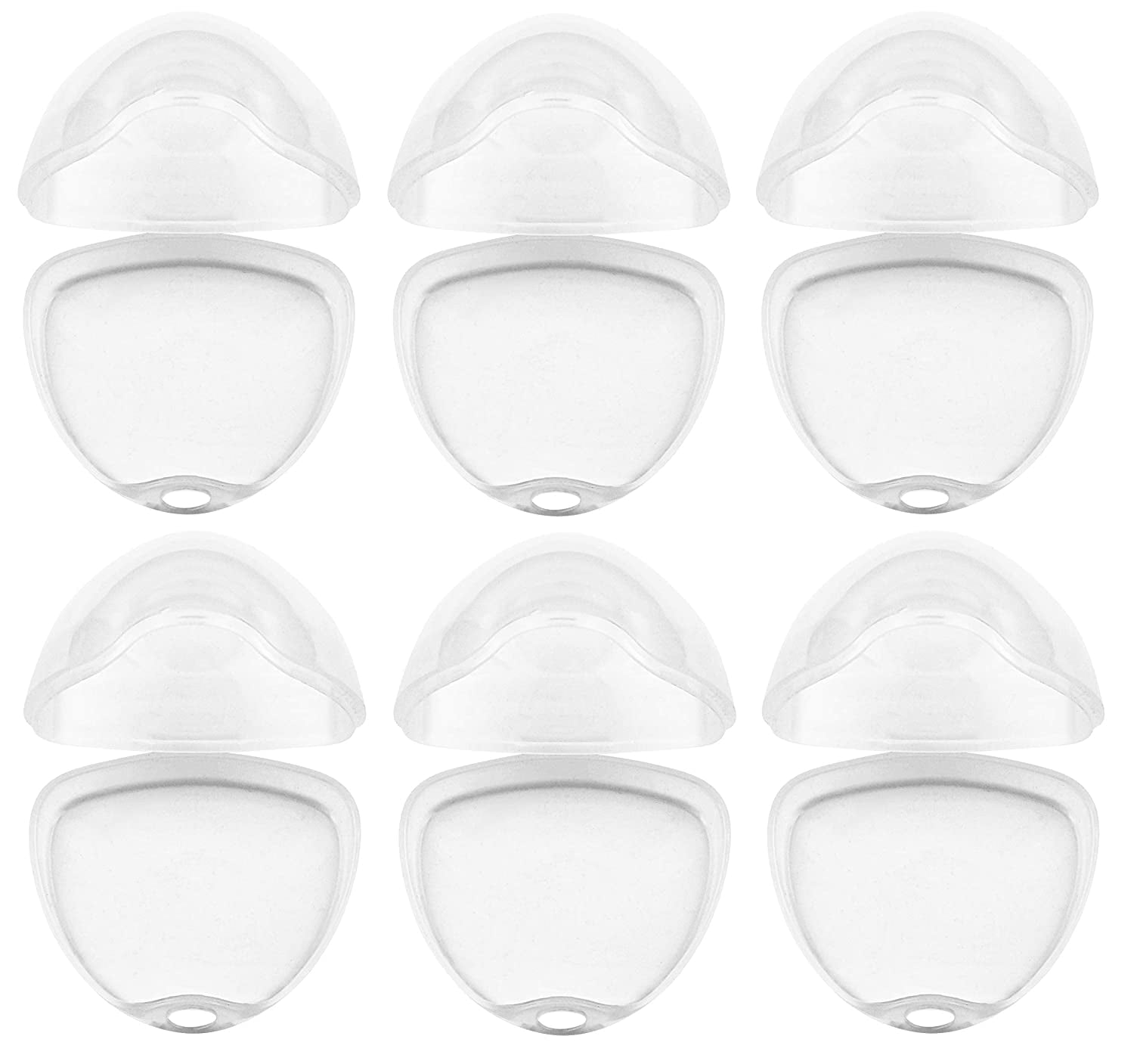 Pacifier Holder Case, BPA Free Travel Container Box Pack of 6