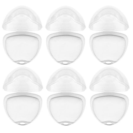 Pacifier Holder Case, BPA Free Travel Container Box - Pack of 6