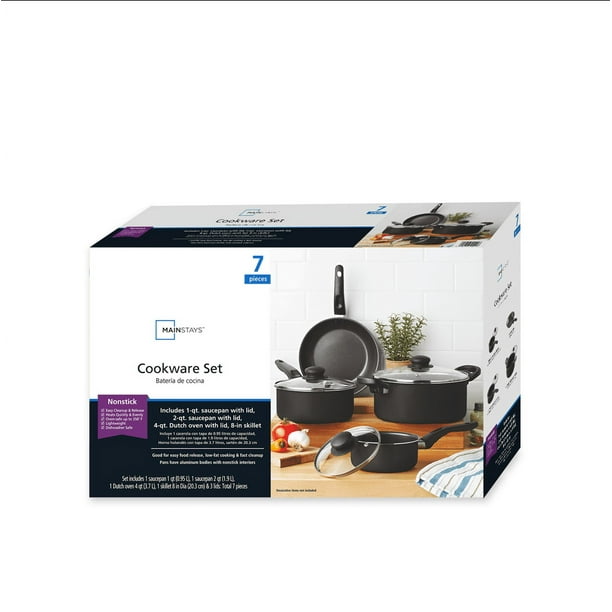 Mainstays 7-Piece Set - Cookware zones in stores - Walmart