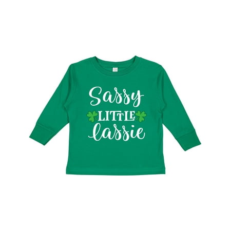 

Inktastic St Patricks Irish Lassie Gift Toddler Toddler Girl Long Sleeve T-Shirt