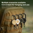 thumbnail image 4 of Outdoor Retractable Wire Rope Retractable Keychain Reel Retractable Key Chain With Steel Cable Key Ring Retractable Tool, 4 of 10