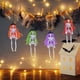 thumbnail image 1 of Xihbxyly Colgante de Esqueleto de Halloween, Decoración Fantasma Colorida, Pelo de Hilo Vibrante, Material Plástico, Juntas Flexibles, Fácil de Colgar, Decoración de Fiesta Espeluznante, Halloween/Dí, 1 of 5