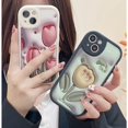 thumbnail image 3 of Funda Para Xiaomi Redmi Note 12 11 Pro 11S 10 10S 10C 7 8 9T 9A 9C 9 9S 10A 11A 12C Poco X5 X3 NFC GT M3 Mi 11T A1 Plus 4G 5G Cubierta Protectora De La Cámara Flor De Cuero Suave Carcasa Del Teléfono, 3 of 4