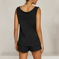 thumbnail image 7 of XuJwPNcy Womens Pajama Set Soft Sleeveless Tank Top and Shorts Lounge Sets Summer 2 Piece Pjs with Pockets, 7 of 7