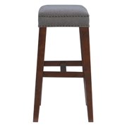 Linon Renner Bar Stool, Gray