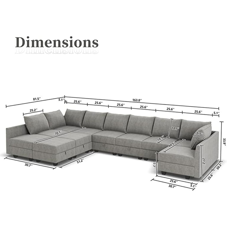 Modular Sofa Sectional Couch