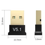 GJX 2026 New 5.3 Usb Adapter for Pc and Laptop - Mini Plug & Play Dongle Receiver/Transmitter for Windows 11/10/8.1/8,Connects to Headsets,Speakers,Keyboards,Mice,And Printers