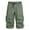 Olive Green, variant on Wyobmus Mens Ripstop Capris Pants Summer Loose Cotton Cargo Shorts Breathable Straight Cut Cropped Pants,M-5XL Olive Green