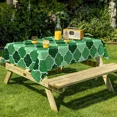 thumbnail image 6 of Nanqianyi Green Art Geometric Tablecloth,Waterproof Stain Resistant Rectangle Table Cover for Dining Kitchen,60x102 Inch, 6 of 6