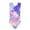 Z42-Purple, variant on One Piece Swimsuit for Girls with Shorts Classic Floral Print Soft Sun Protection Cutout Ruched Bathing Suits Tie Adjustable Straps Girls' Swimwear 9-16y