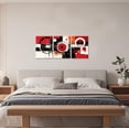 thumbnail image 4 of ZHONGYUTONG Abstract Canvas Wall Art 3 Pieces Black and White Pictures Contemporary Minimalist Print Modern Geometric Line Artwork for Living Room Decor Framed (11.00" x 14.00" x 3PCS), 4 of 5