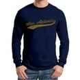thumbnail image 2 of San Antonio Baseball Script - Hometown Pride, Pitcher Long Sleeve T Shirt - X-Large - Navy, 2 of 6