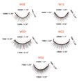 thumbnail image 3 of Unique Bargains 3 Pair False Eyelashes for Makeup Black W02, 3 of 5