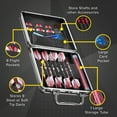 thumbnail image 3 of Casemaster Ternion Aluminum Dart Case, Holds 9 Darts and Accessories, 3 of 8