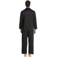 thumbnail image 2 of Conjunto de pijama de algodón con botones para hombre, 2 of 6