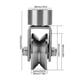 thumbnail image 3 of Solid Swivel Pulley Quiet 304 Steel Swivel Pulleys Roller Excellent Durability Wheel Slidings Gate Rollers Door Wheel, 3 of 5