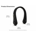 thumbnail image 6 of New Portable Neck Fan, Hands Free Bladeless Fan,5 Speeds USB Powered Desk Fan Rechargeable Headphone Design Wearable Personal Fan, 6 of 11