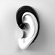 thumbnail image 4 of Auriculares Bluetooth con micrófono Auriculares con gancho para la oreja Auriculares inalámbricos Bluetooth de conducción ósea para teléfono, 4 of 5