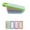 Green, variant on PEACNNG Kitchen Stainless Steel Zester Grater, Zest/Slice Citrus & Lemon Cheese Potatoes, Fruit & Vegetables- Non-Slip Rubber Handle (4 in 1,Pink)
