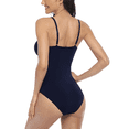 thumbnail image 4 of Hilor Women's One Piece Swimsuits Ruched Tummy Control Bathing Suits Monokini, 4 of 7