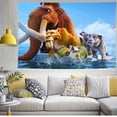 thumbnail image 1 of Tapiz decorativo para colgar en la pared, anime, Ice Ages, 100 x 150 cm, 1 of 1